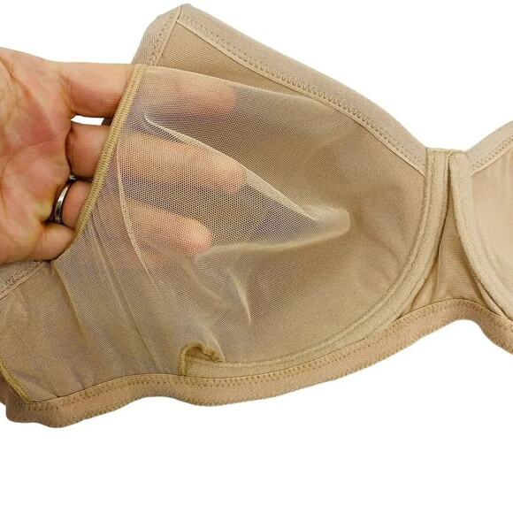 Amoena Lara Wire-Free Comfort Bra Nude Mastectomy Reconstruction 34D - Picture 5 of 9